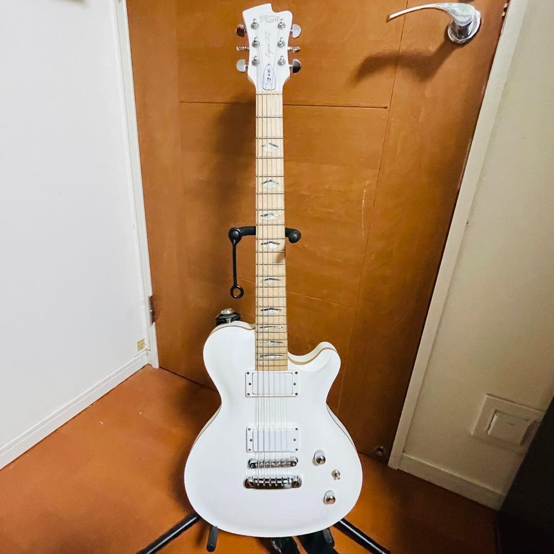 FGN フジゲン EFL-DE レスポール　マット　ホワイト　エレキギター