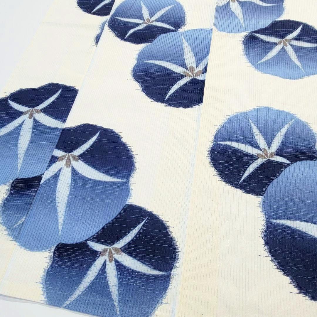 【7/28まで出品】夢工房 朝顔 アサガオ 浴衣・帯セット