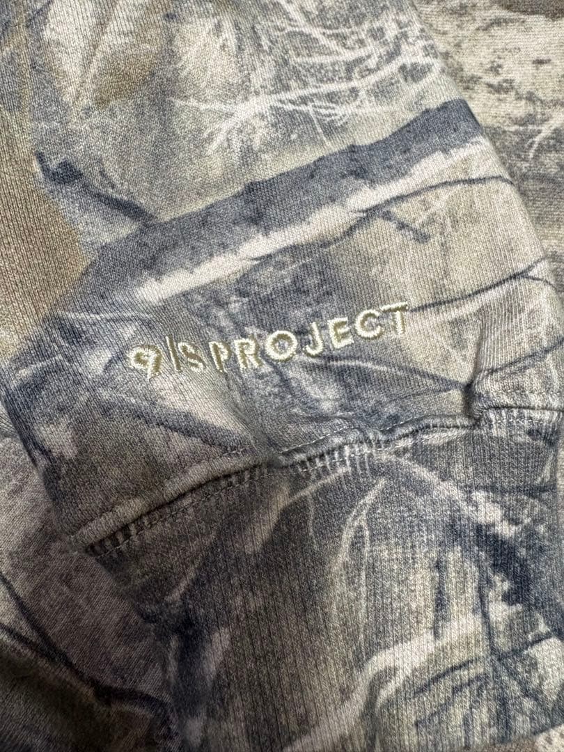 9/S PROJECT パーカー　フード　ファー　リアルツリー迷彩　ダブルジップ