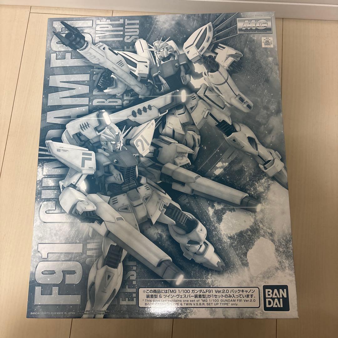 MG ガンダム F91 バックキャノン装備型&ツインヴェスバー装備型