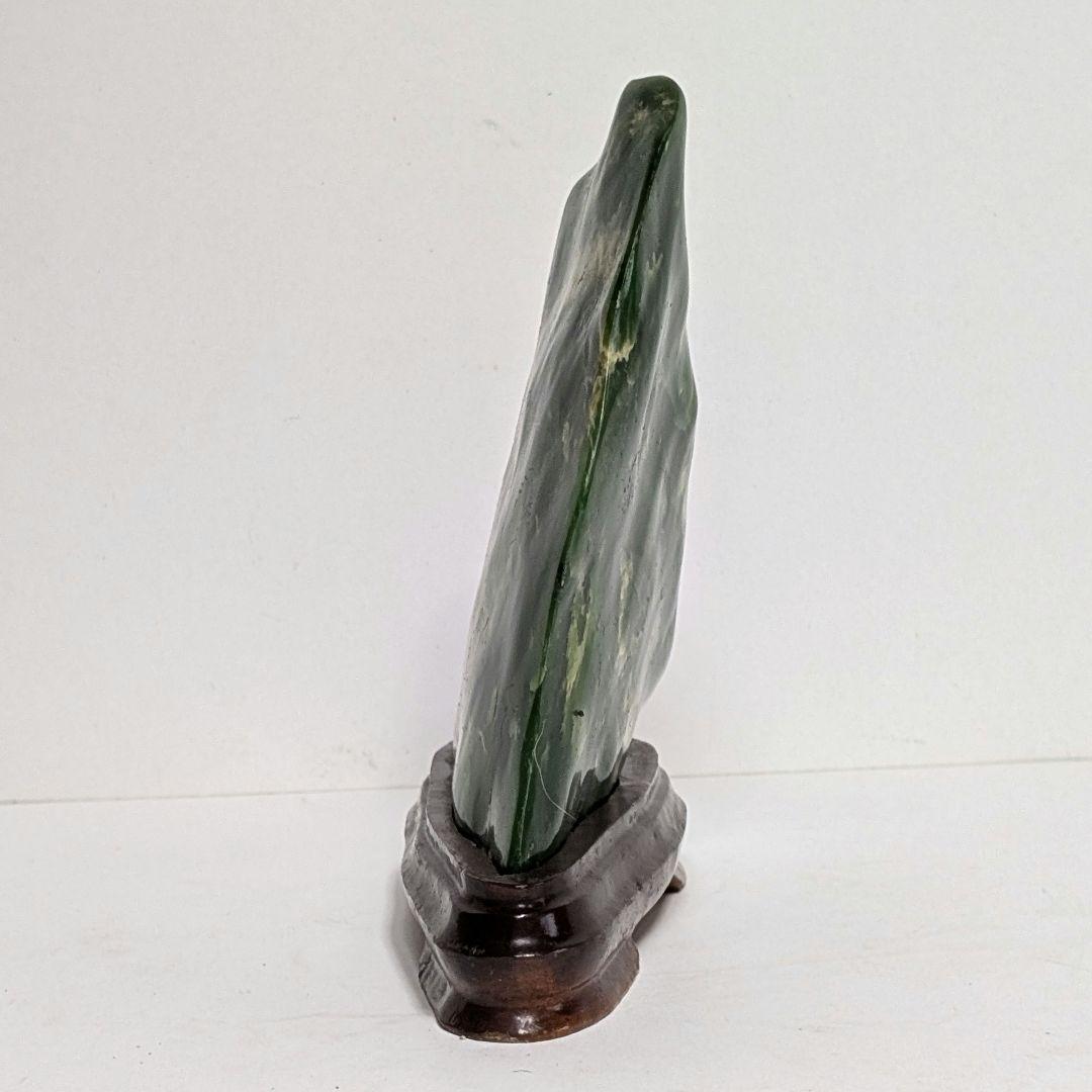 天然石　翡翠　オブジェ　置物