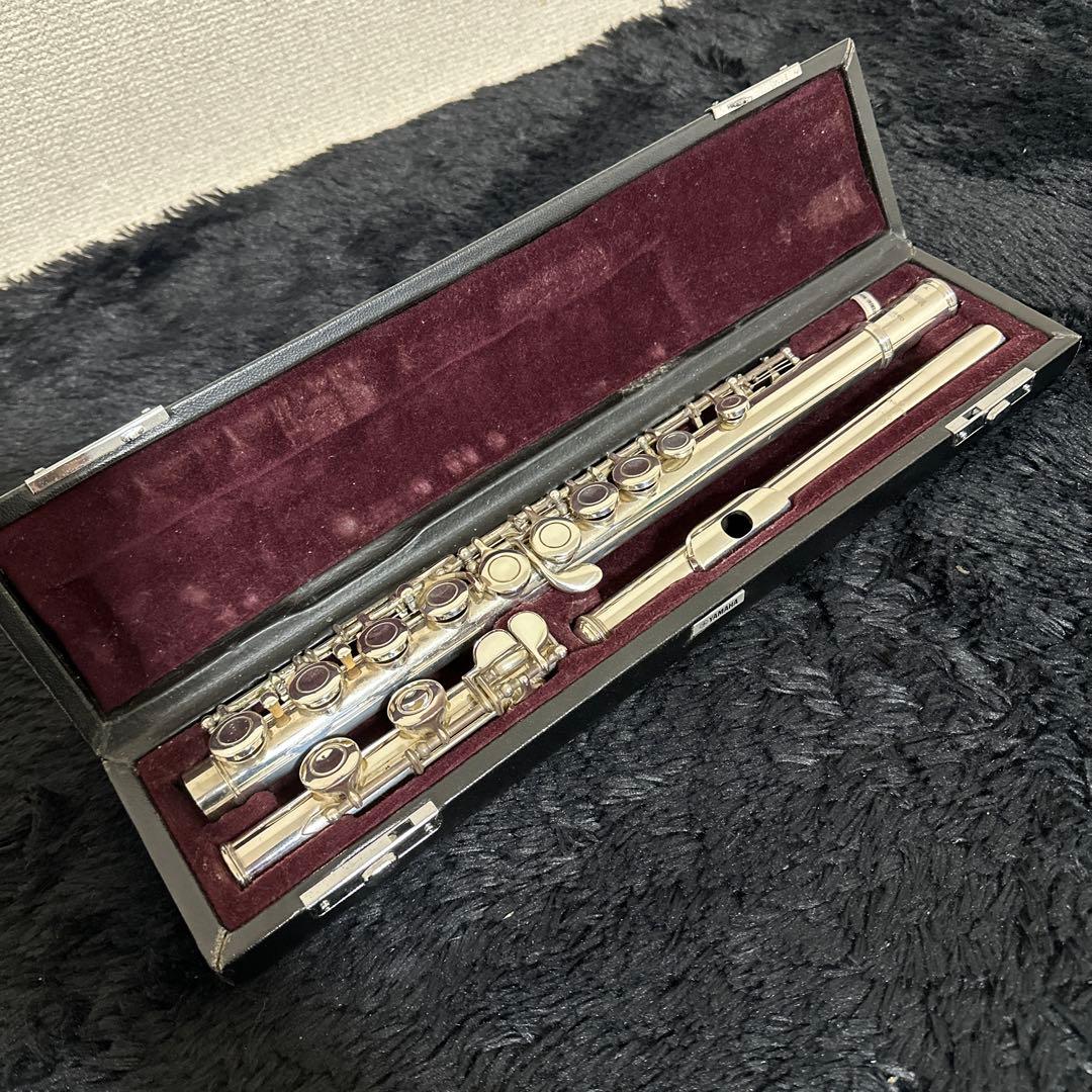 YAMAHA YFL-311 フルート 管楽器 ケース付属 頭部管銀製 シルバー