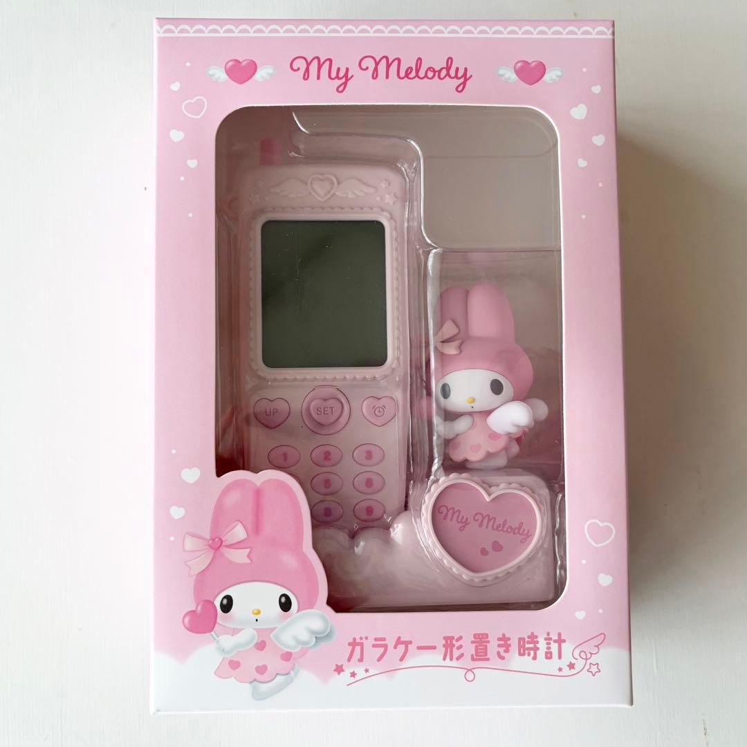 マイメロディ ガラケー形置き時計 夢みるエンジェル サンリオ SANRIO