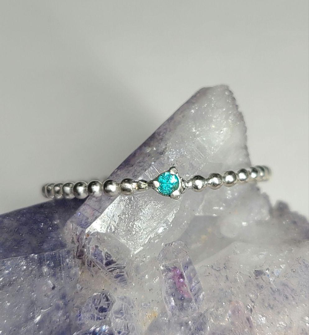 ★ブラジルバターリャパライバトルマリンSVポン・デ・リング★