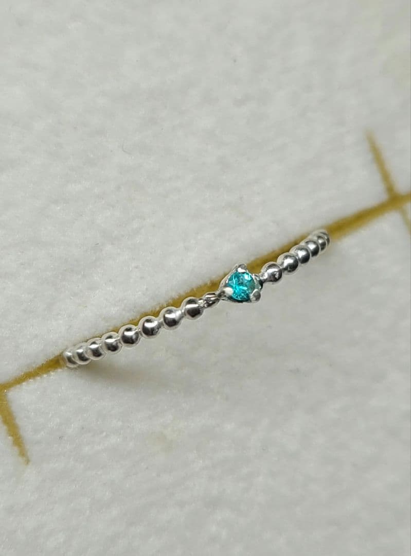 ★ブラジルバターリャパライバトルマリンSVポン・デ・リング★