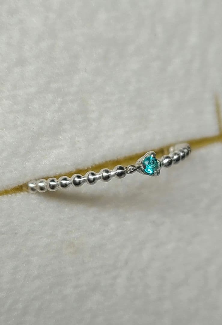 ★ブラジルバターリャパライバトルマリンSVポン・デ・リング★