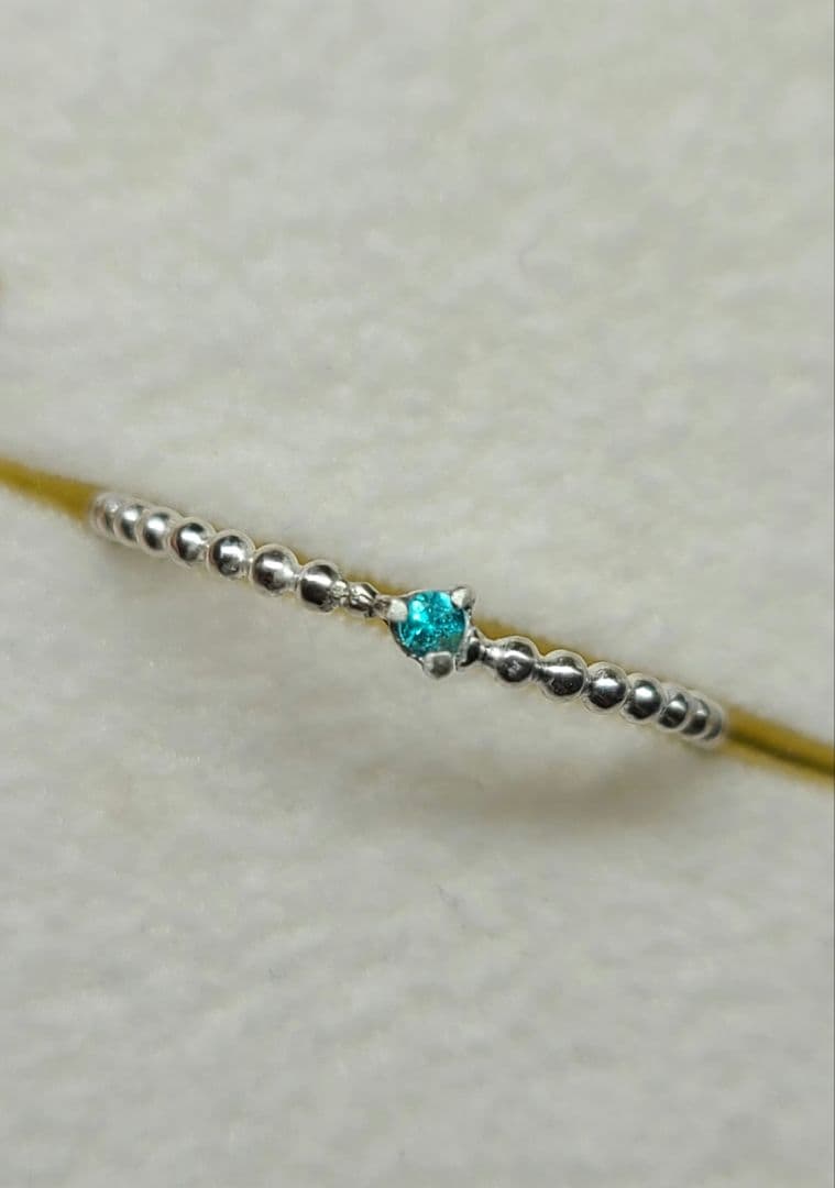 ★ブラジルバターリャパライバトルマリンSVポン・デ・リング★