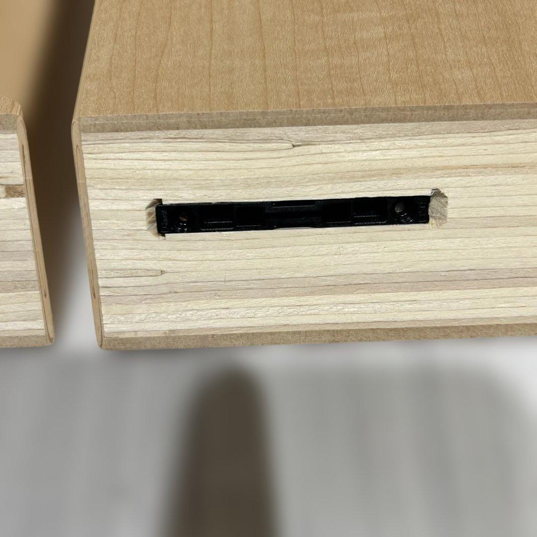 ナチュラル　コノ字　パソコンデスク