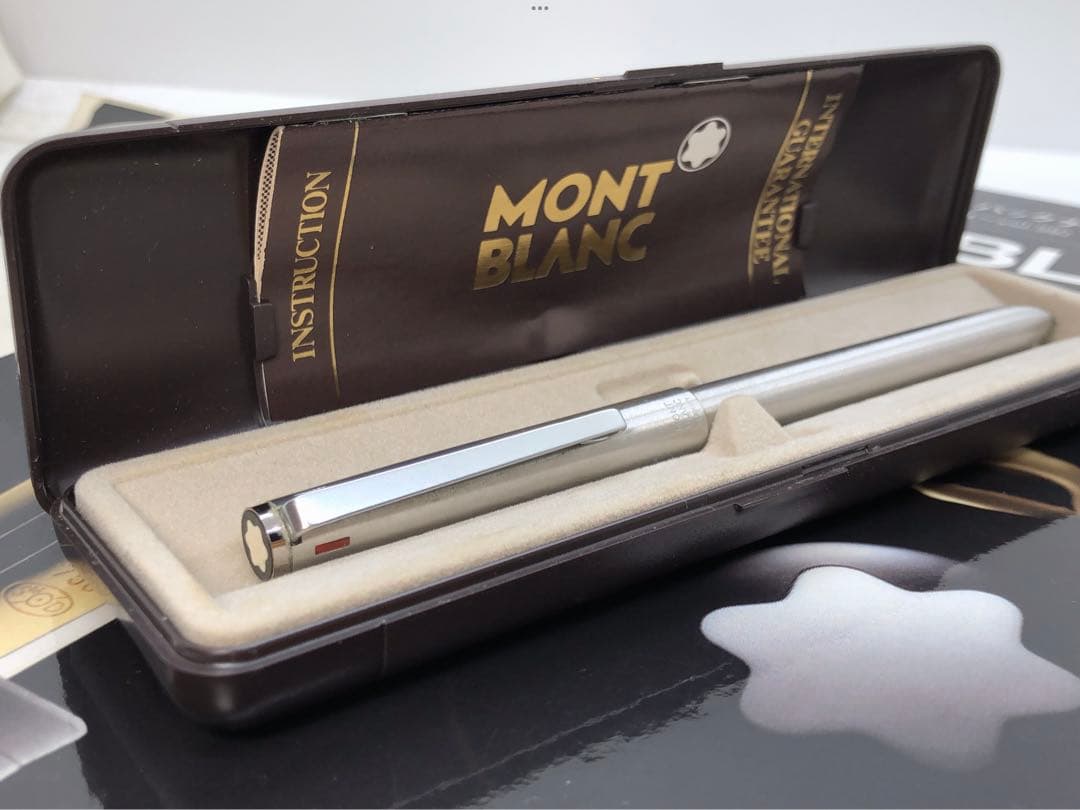 ⭐️モンブラン⭐️レアなバフ研磨のカスタム品⭐️4カラーマルチボールペンNo2722⭐️