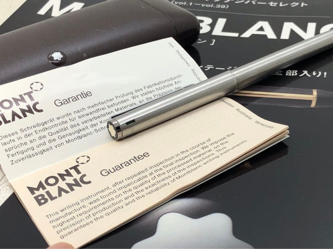 ⭐️モンブラン⭐️レアなバフ研磨のカスタム品⭐️4カラーマルチボールペンNo2722⭐️