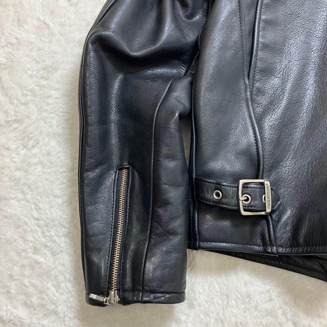 ハーレーダビッドソン 裏地キルティング 本革 肉厚 レザージャケット ライダース