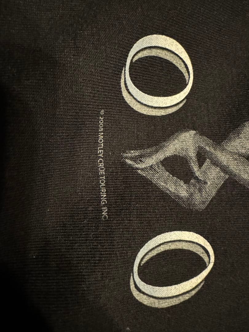 バンドTシャツ モトリークルー2008年ライブツアーTシャツXL ブラック美品