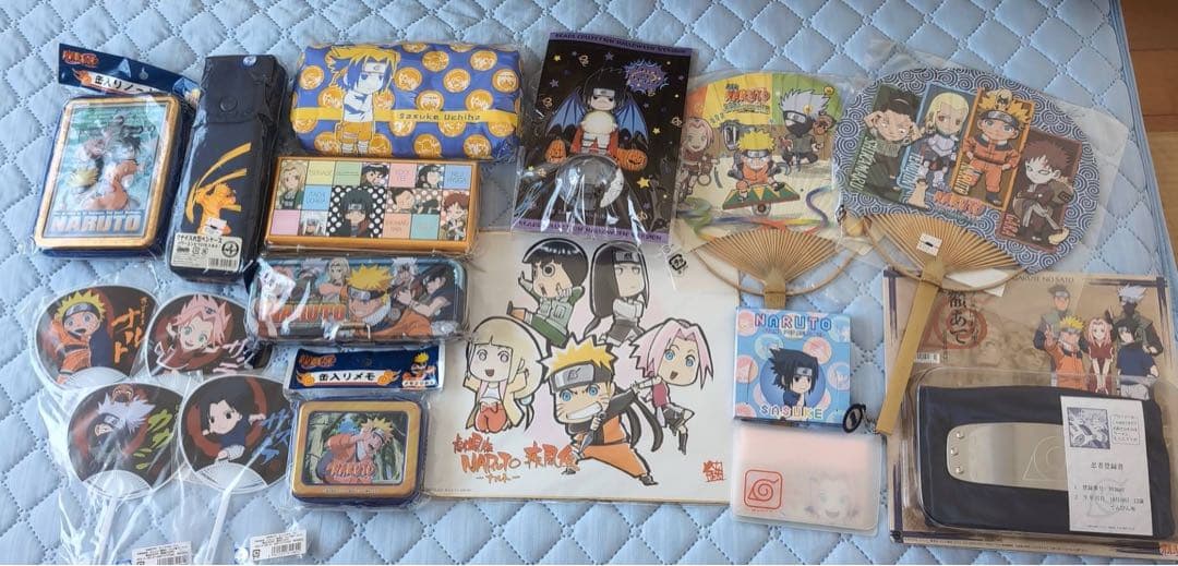 NARUTO ナルト グッズセット 綱手の首飾り はちがね額当て 非売品あり