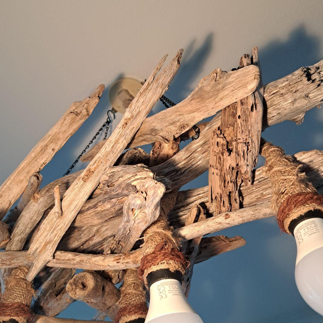 NO.L280 流木ペンダントライト 5灯　LED60W相当×5灯付　20帖OK