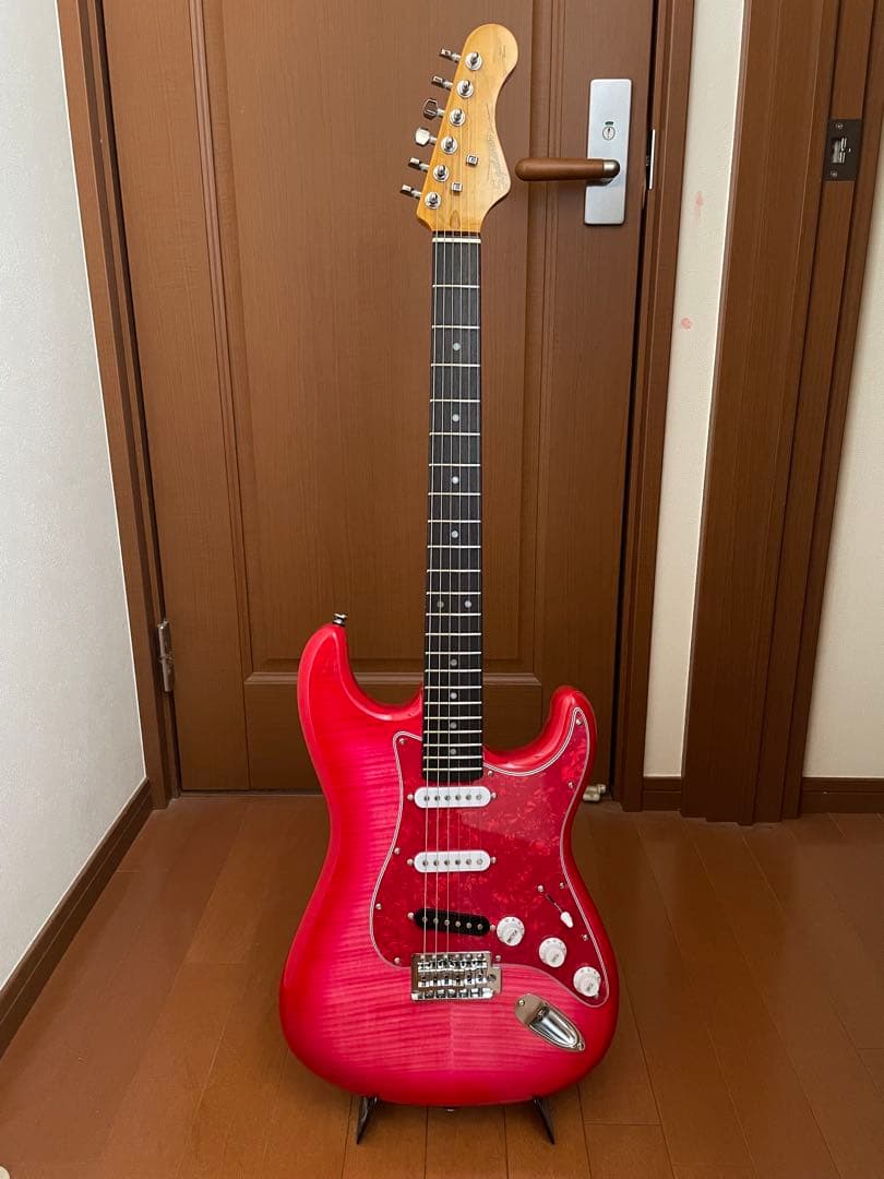 S.galaner レッド エレキギター