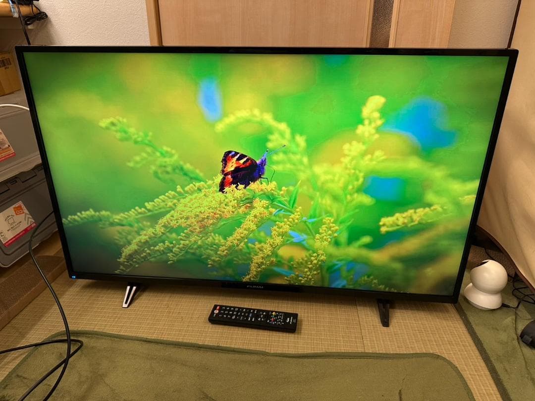 funai フナイ　43型 テレビ FL-43U3030　20年製　4K対応！
