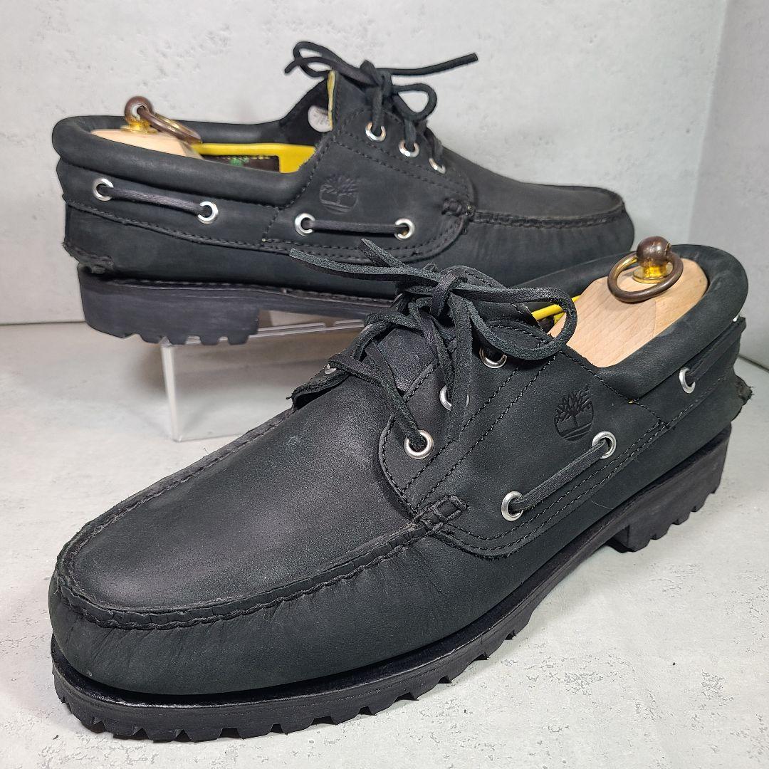 【Timberland】スリーアイ　0A5RWM 3eye モカシン ブラック
