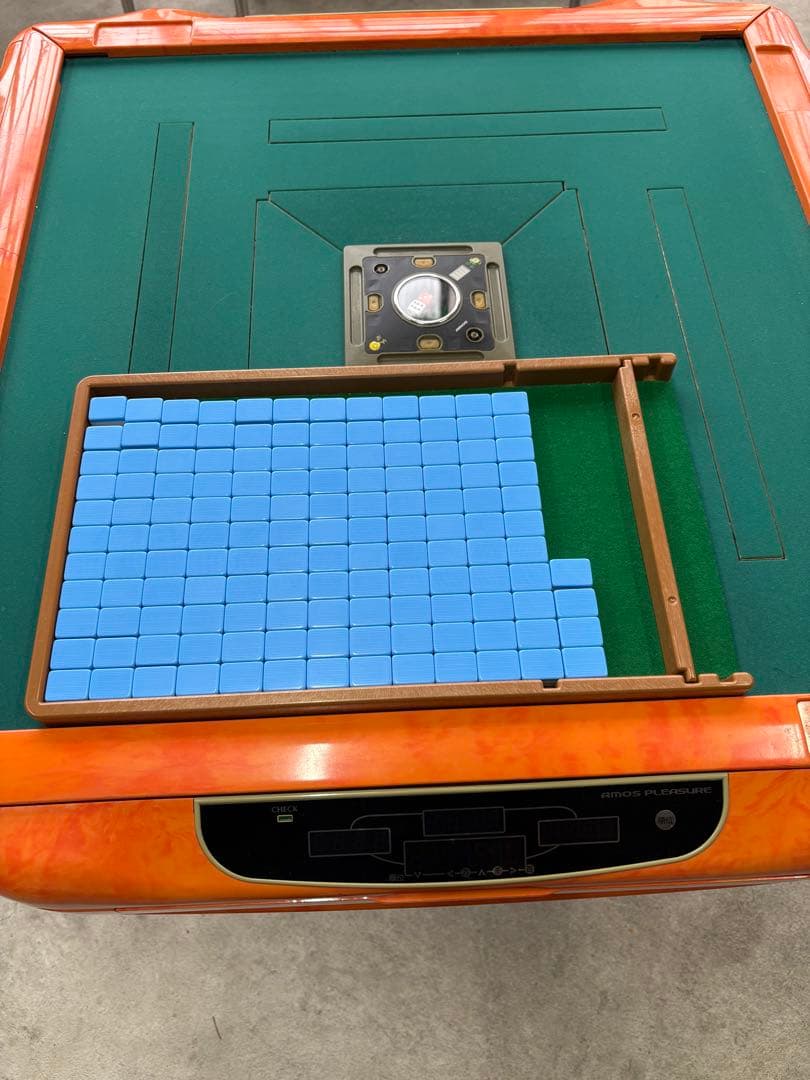 AMOS電子麻雀卓 オレンジ　プレジャー
