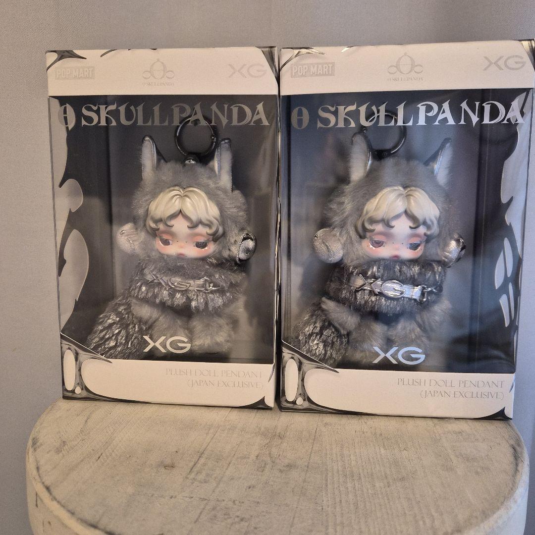 SKULLPANDA XGコラボ 2体 ぬいぐるみペンダント/新品未開封
