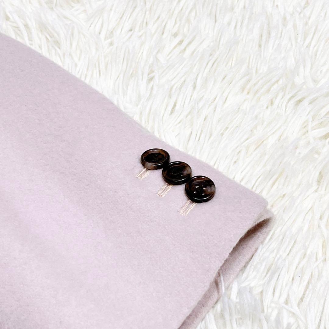 新品タグ付き✨　SHIPS チェスターコート　ピンク　ロング　レディース　ウール