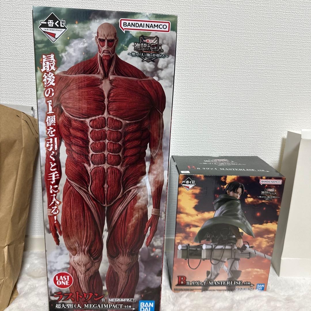 【新品未開封】一番くじ 進撃の巨人 ラストワン賞 超大型巨人フィギュア