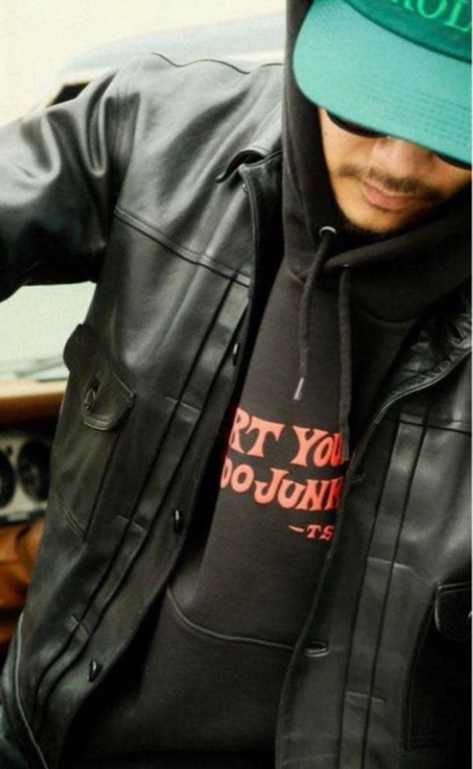 tatoo studio YAMADA XXL パーカー ブラック