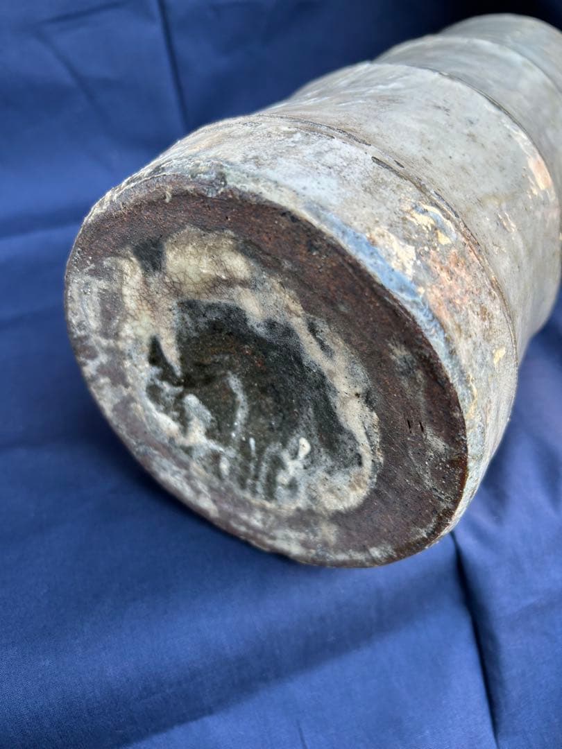 ◎ 粉引花器　時代物　茶器　床飾　骨董