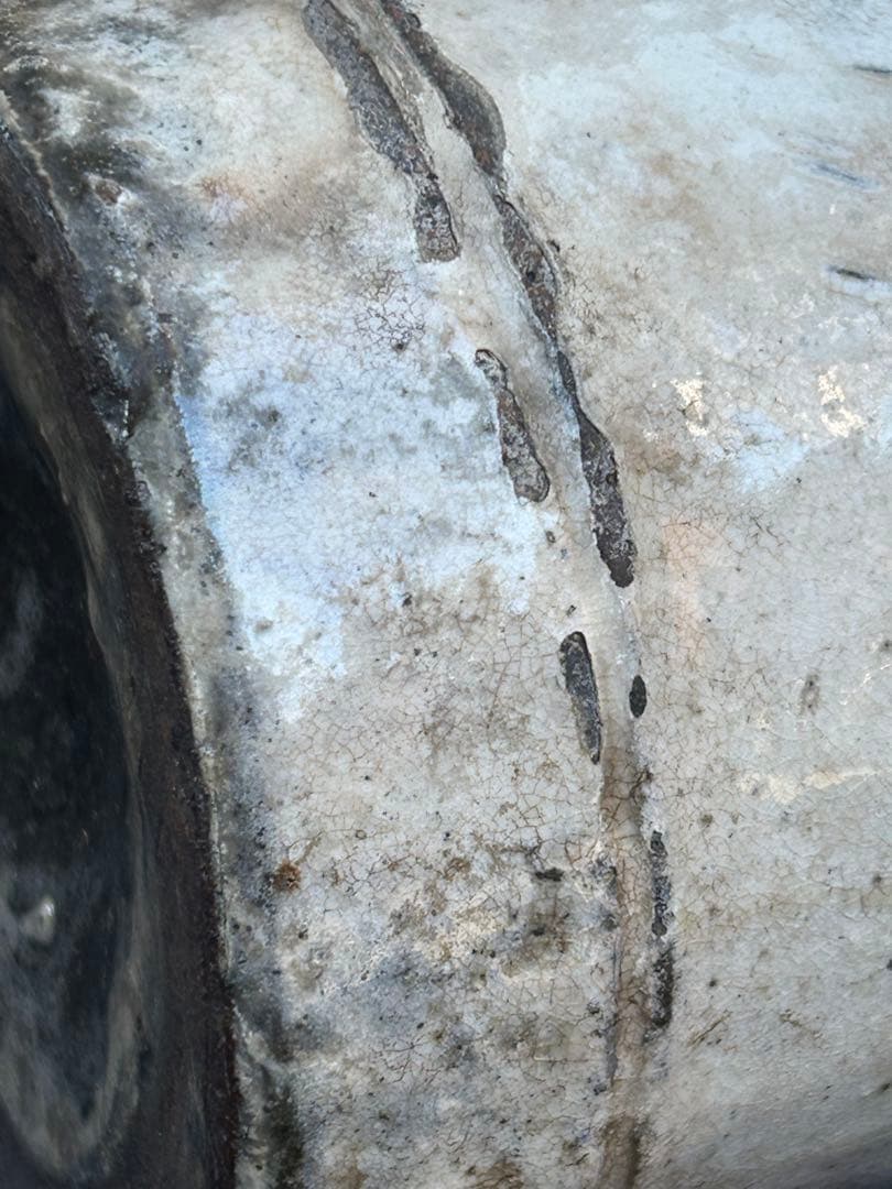 ◎ 粉引花器　時代物　茶器　床飾　骨董