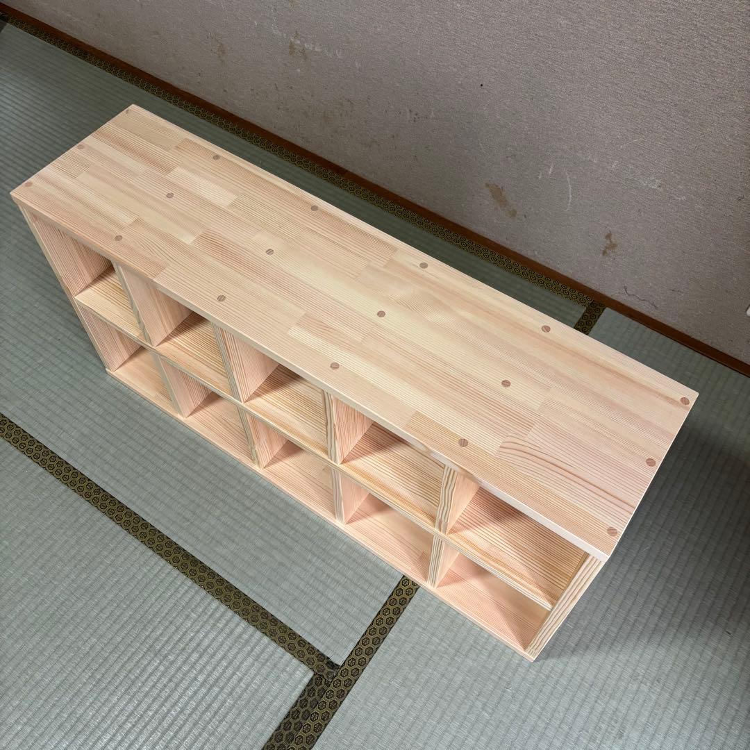 ハンドメイド　格子　棚　小物入れ　オーダー受け付けます。