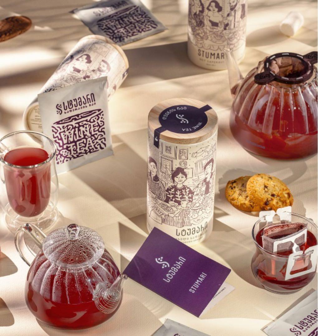 高ポリフェノール　ノンアルコール　ワインティー　100g粉末入り　２本セット