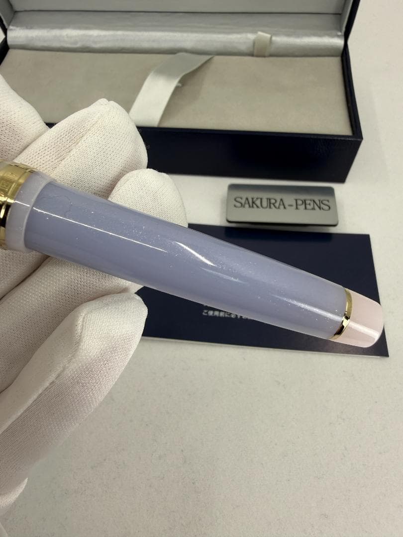 新品 Poesie セーラー 万年筆 マーメイドねこ 18金 MF nib