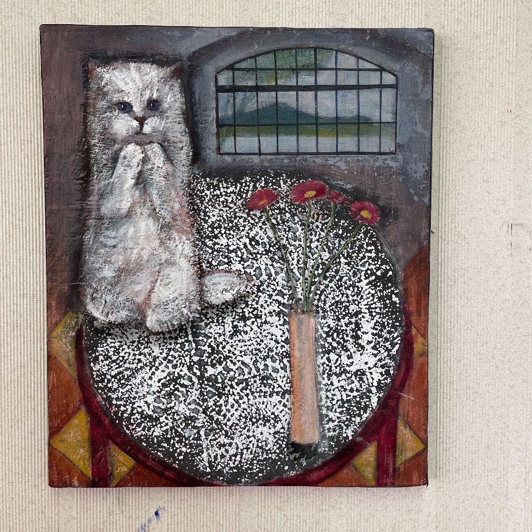 油絵。