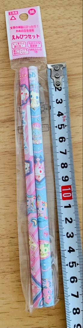 ジュエルペット　サンリオ　鉛筆　B6 ピンク　水色