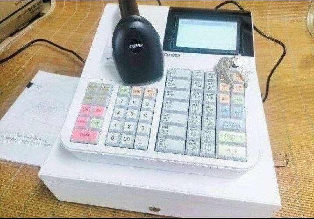 クローバーレジスター　JET-670上位スキャナ付き　PC連携　551009