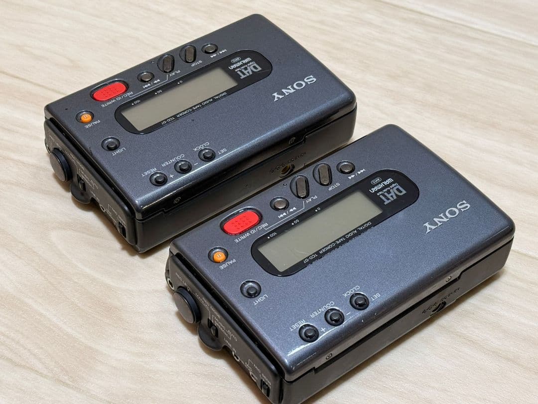 SONY DAT デジタルオーディオテーププレーヤー 2台セットTCD-D7