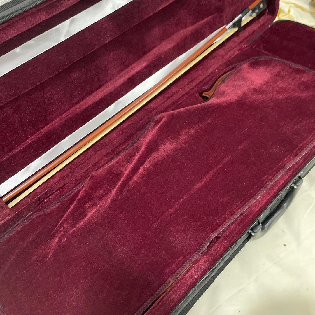 高級 バイオリン 4/4サイズ 虎目 弦楽器 ケース 弓付属