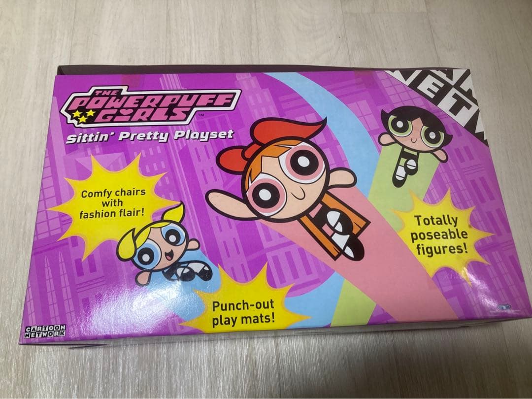 パワーパフガールズ アクションドール ブロッサム＆バターカップ＆バブルス