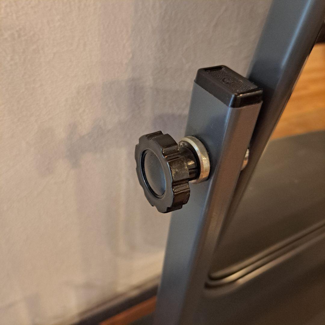 ヴィンテージ　アンティーク　 グレー ミラー　卓上　スイング　インダストリアル