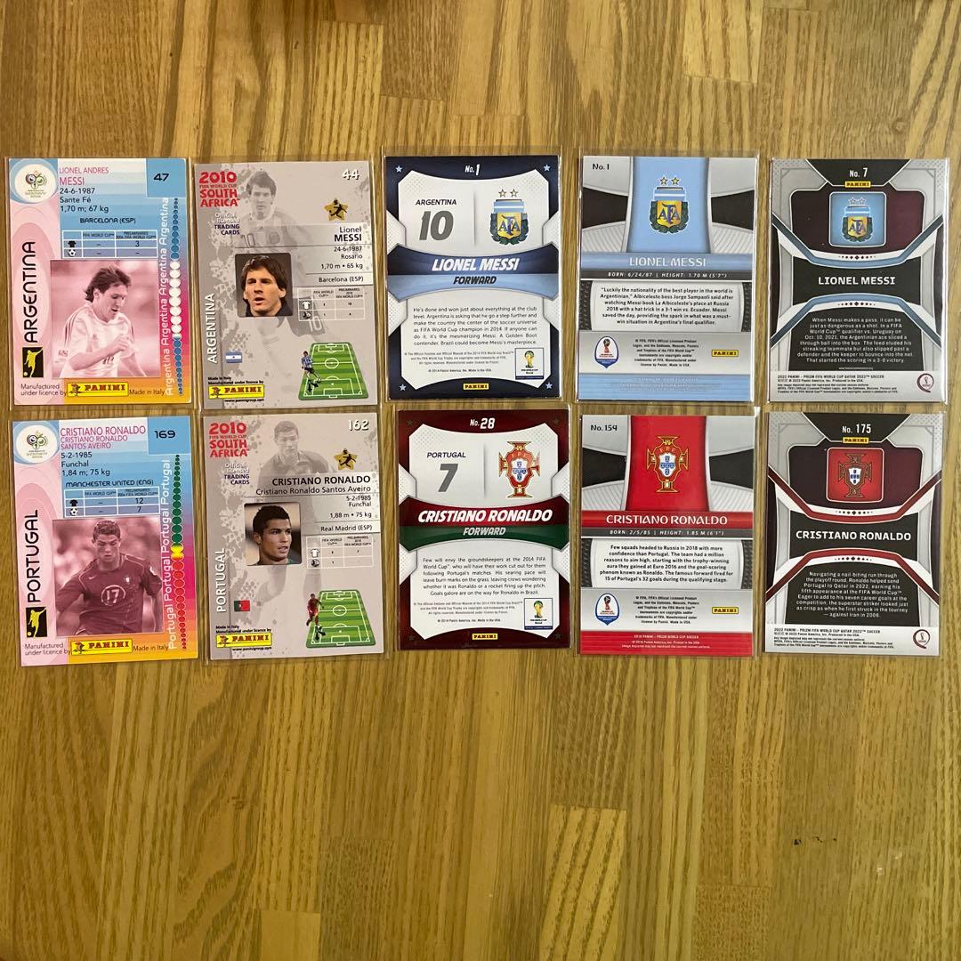 メッシvsクリロナSET panini 2006 他