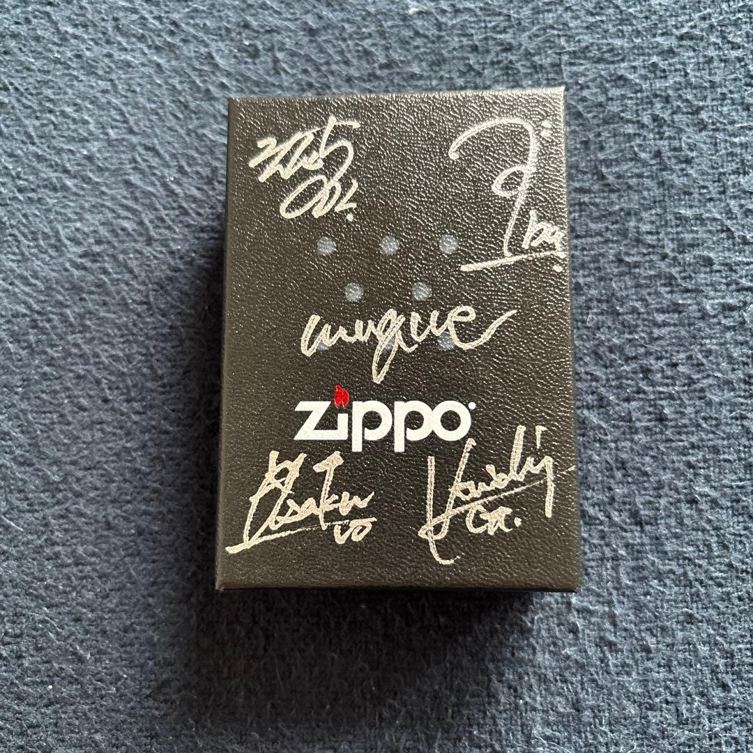 【受注限定生産】muque直筆サイン入りZIPPO