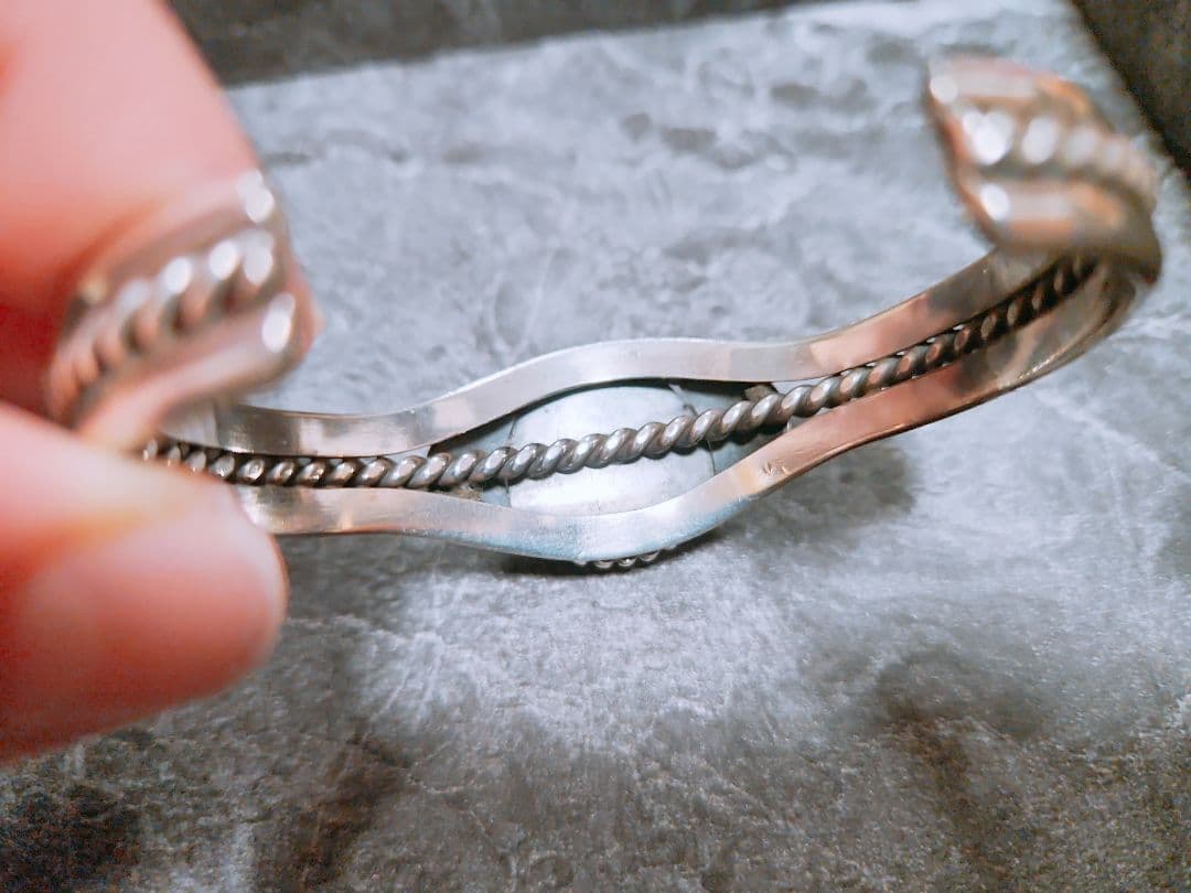 最終値下げ！！ターコイズ　シルバー　バングル