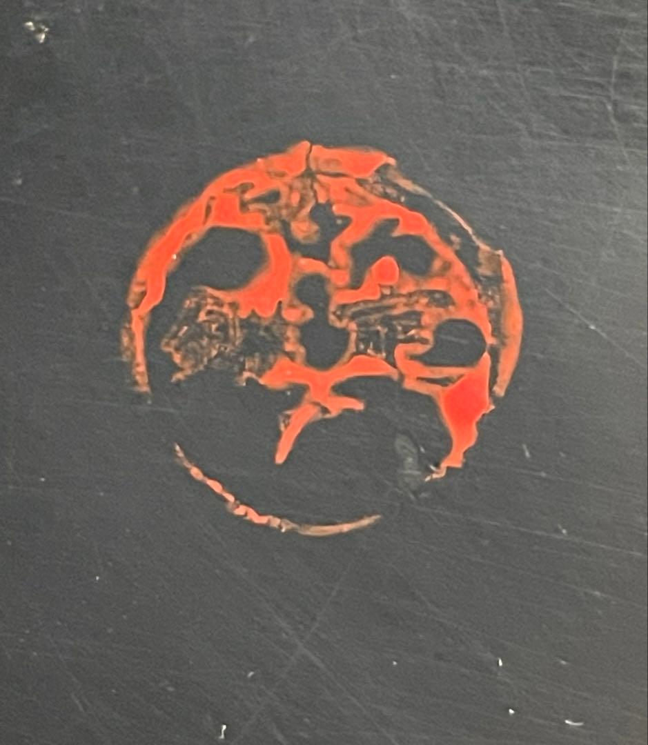 清时代 吉祥文漆絵 八角盒子 乾隆年 蓋付き アンティーク中国 骨董品