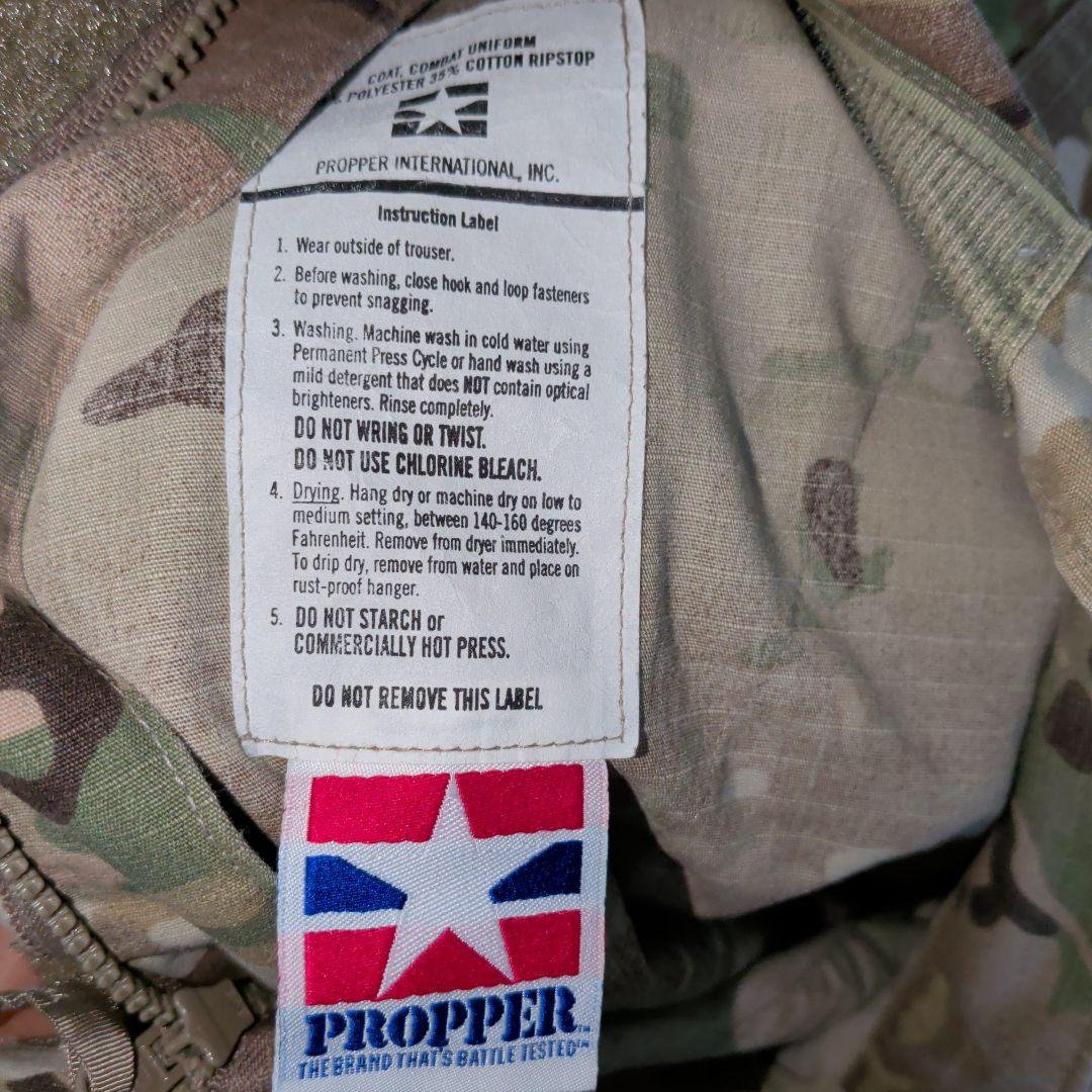 米軍放出品 PROPPER製　ドミニカ共和国製　マルチカム　bdu上下セット