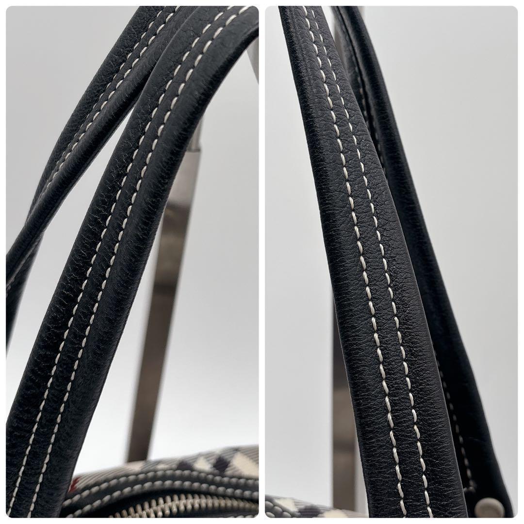 バーバリーブルーレーベル ミニボストン ノバチェック レザー ナイロン