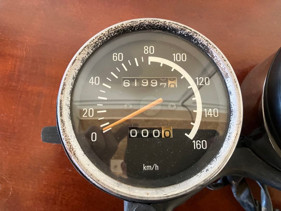 SR400 2H6 スピードメーター　タコメーター ジャンク　純正品