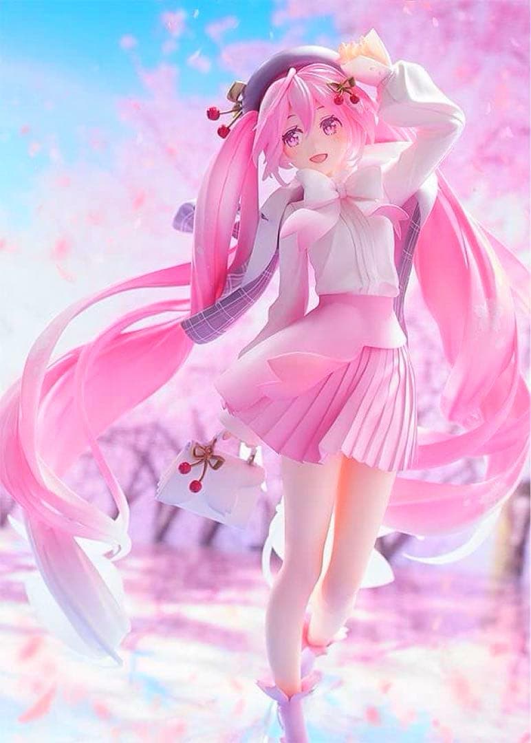 初音ミク 初音ミク＆桜ミク 描き下ろしマルチクロス