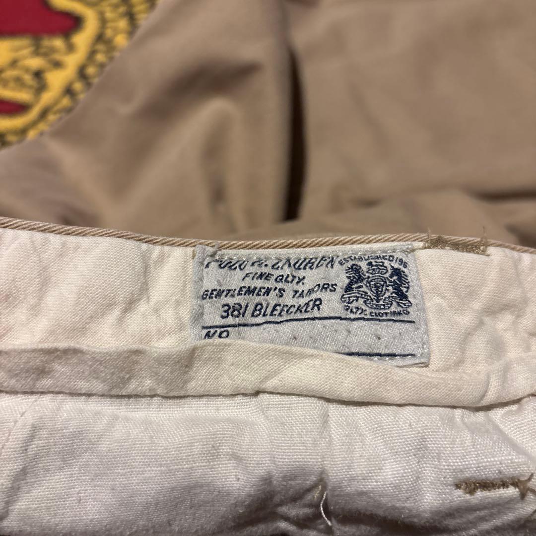 希少　90s ラルフローレン　Polo チノ　ゴールデンサイズ ワイド