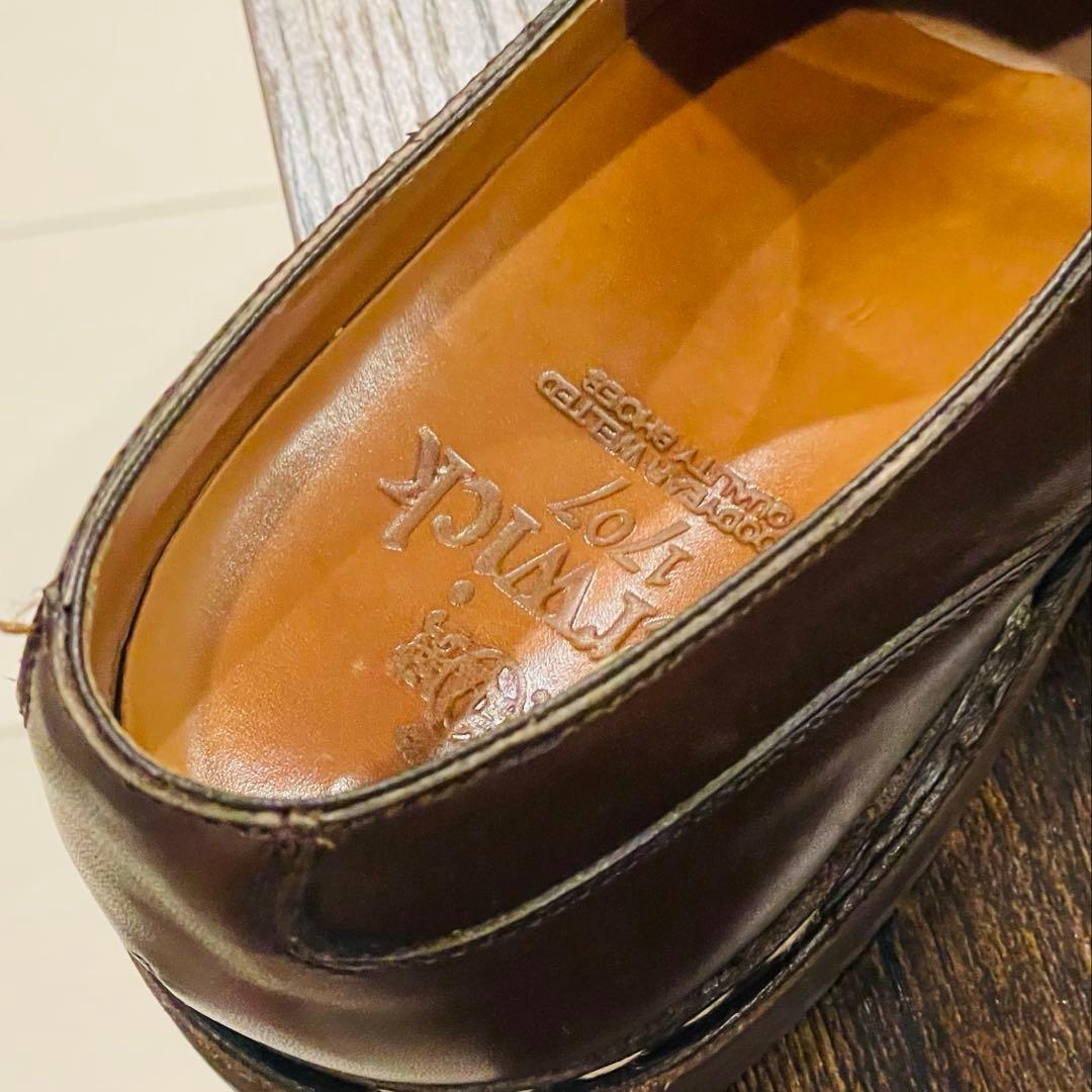 Berwick Uチップ ダークブラウン UK7.5 / 26.5cm