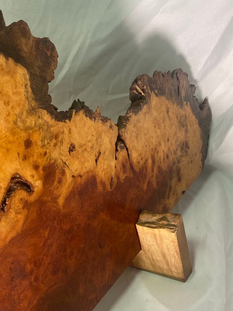 2519❣️ 花梨瘤 衝立 天然木 玉杢 花梨瘤杢