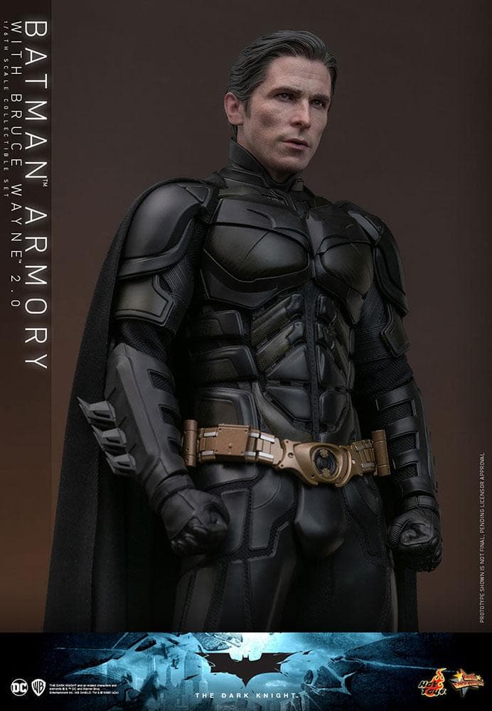 ムービー マスターピース 1/6 バットスーツ格納庫＆ブルース ウェイン2.0版